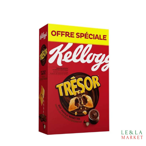Céréales chocolat noisette Kellogg's Trésor 620g