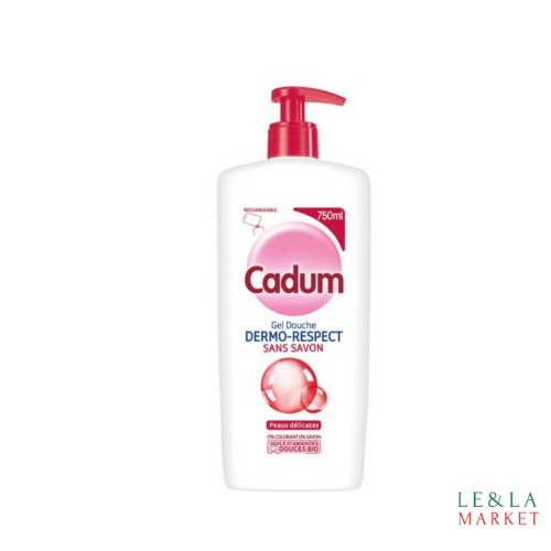 Gel douche Dermo-Respect sans savon Cadum 750ml