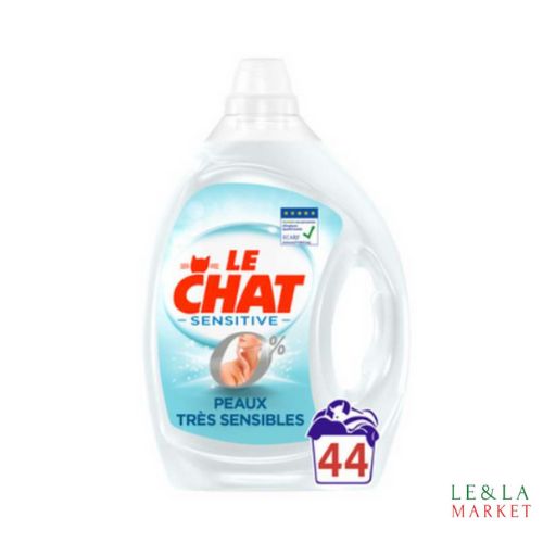 Lessive Le Chat 0% Sensitive 44 lavages
