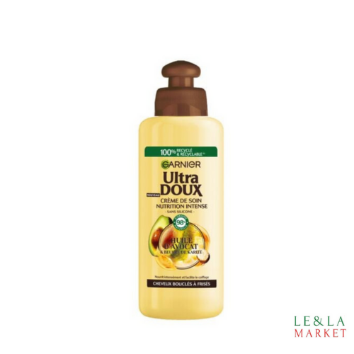 Crème de Soin Sans Rinçage à l'Huile d'Avocat et Beurre de Karité Garnier Ultra Doux Avocat et Beurre de Karité 200 ml
