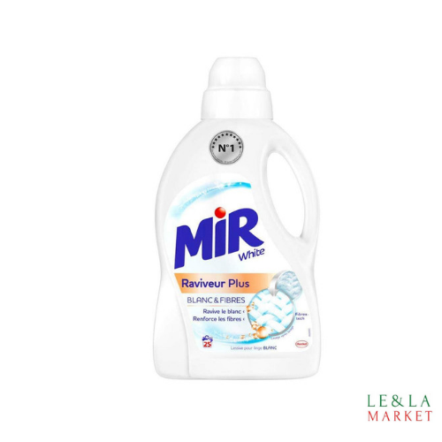 Lessive Mir White raviveur plus 25 lavages