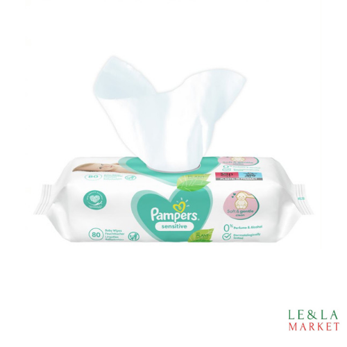 Lingettes Pampers sensitive x80