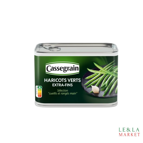 Haricots verts extra -fins Cassegrain 220g