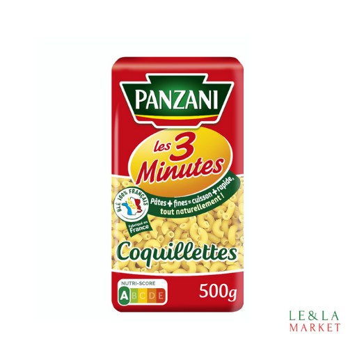 Pâte coquillettes 3 minutes Panzani 500g