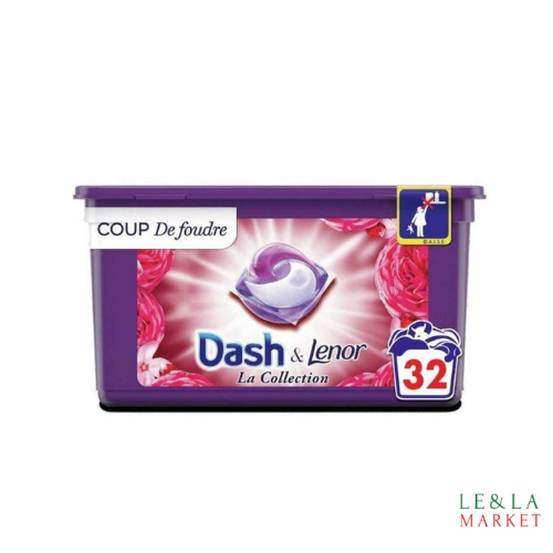 Lessive Dash Coup De Foudre 32 lavages