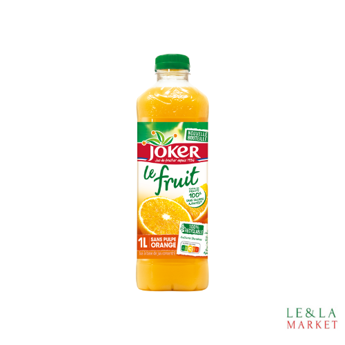 Jus d'orange sans pulpe Joker le Fruit 1L
