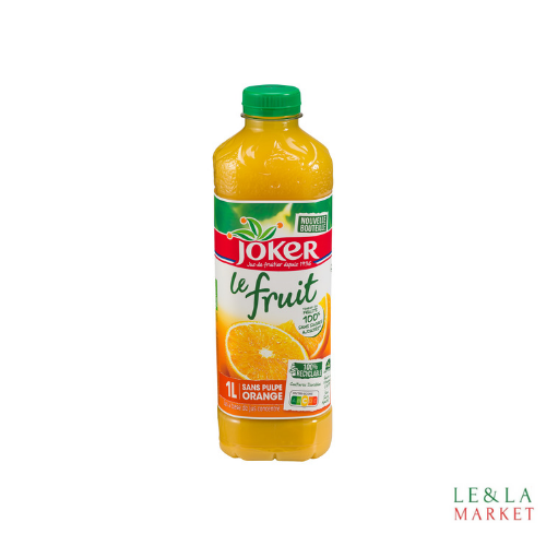 Jus d'orange sans pulpe Joker le Fruit 1L