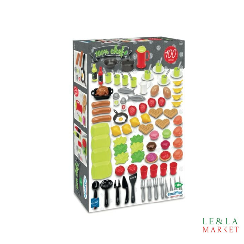 Dinette boîte 100 pièces ECOIFFIER