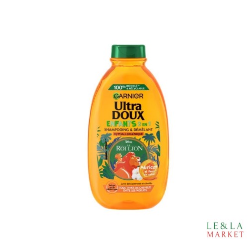 Shampooing enfants Garnier ultra doux 2en1 Abricot 300ml