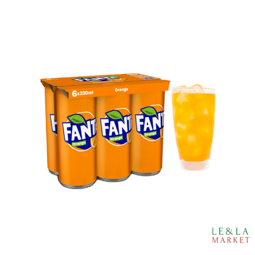 Soda orange Fanta 6x33cl