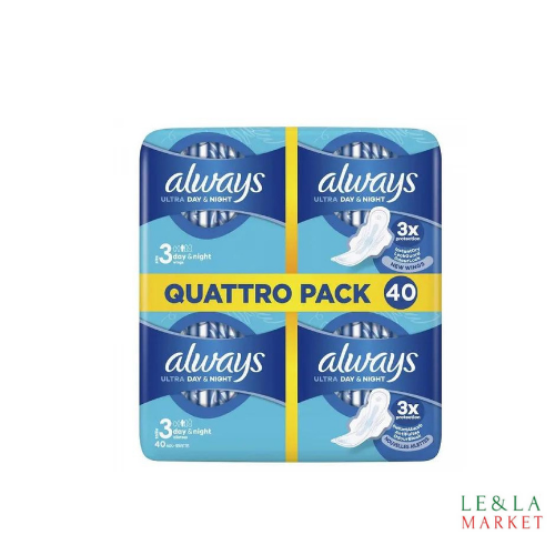 Serviettes hygiéniques Always Ultra T3 x40