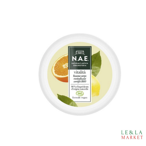 Baume corps revitalisant certifié bio N.A.E 200ml