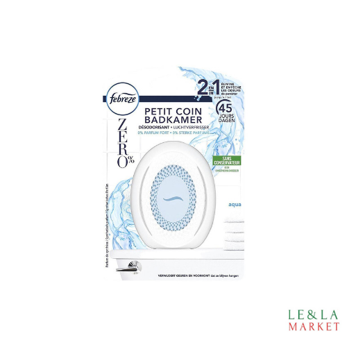 Désodorisant petit coin 2en1 aqua ZERO% Febreze