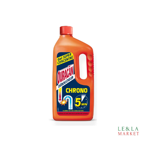 GEL DEBOUCHEUR OURAGAN CHRONO 5 MIN 1L