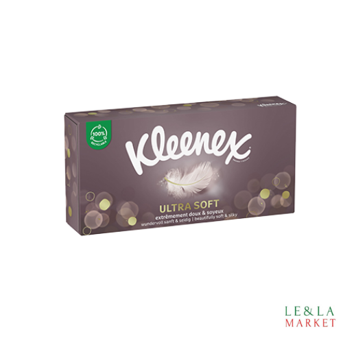 Boite de mouchoirs doux résistant ultra soft KLEENEX 64 mouchoirs