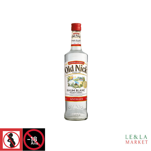 Rhum Blanc Old Nick 40% vol 70cl