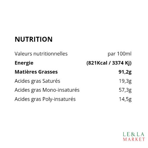 Huile d'olive vierge extra Terra Delyssa 750ml
