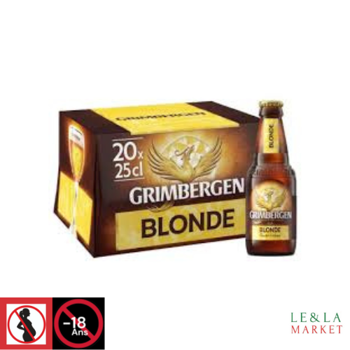 Bière blonde Grimbergen 6.70% Vol 20x25cl