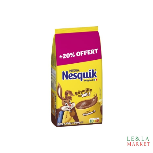 Chocolat en poudre Nesquick recharge 1kg