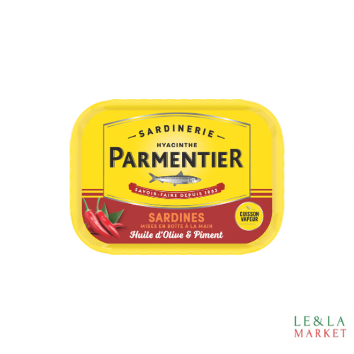 Sardines huile d’olive & piment PARMENTIER 135g