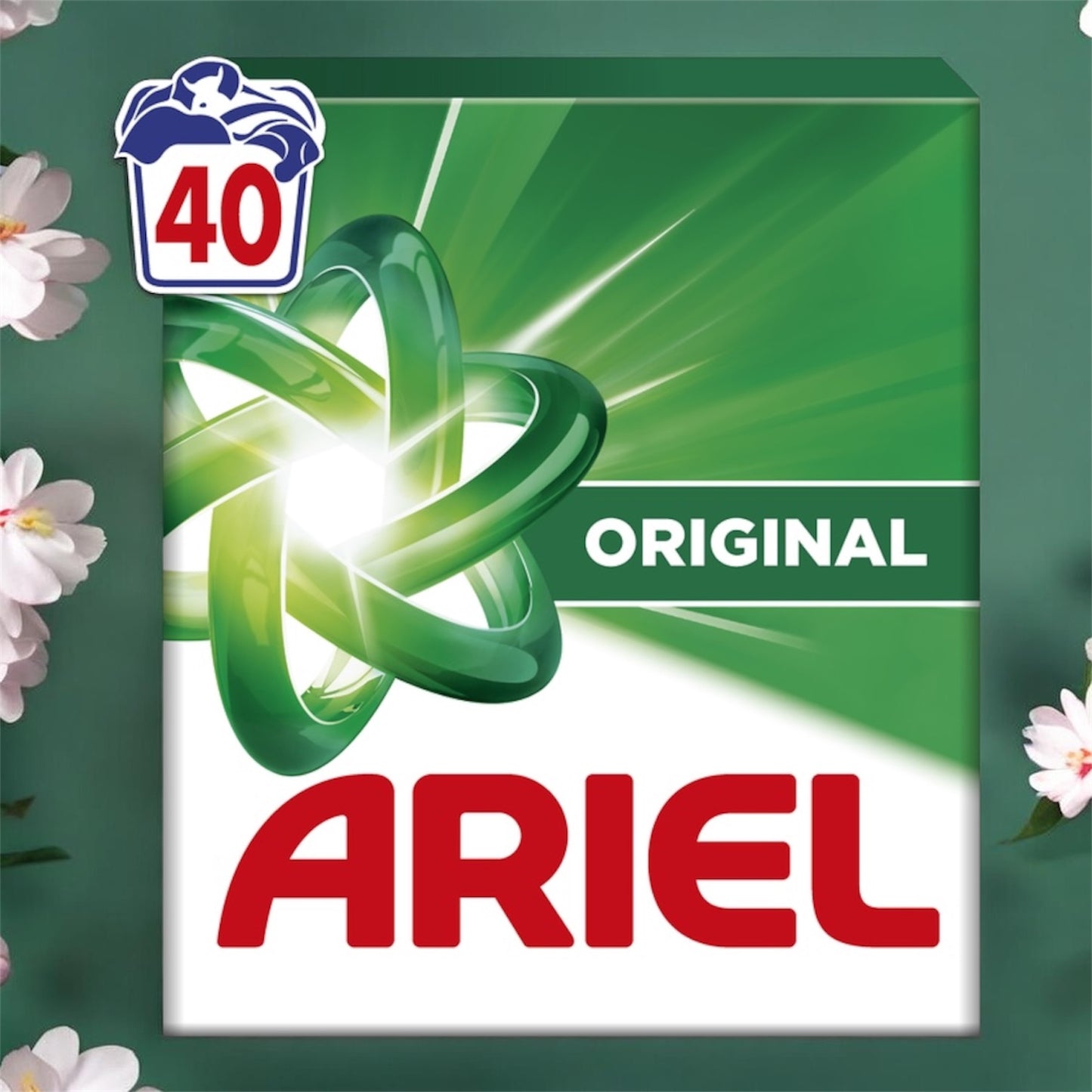 Lessive en poudre Ariel 2kg(40 lavages)