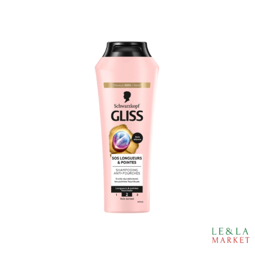 Shampooing Gliss SOS Longueurs & Pointes 250ml