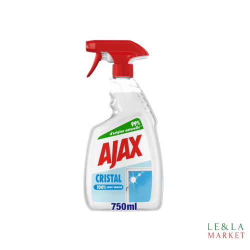 Cristal Spray vitres à l'ammoniaque Ajax 750ml