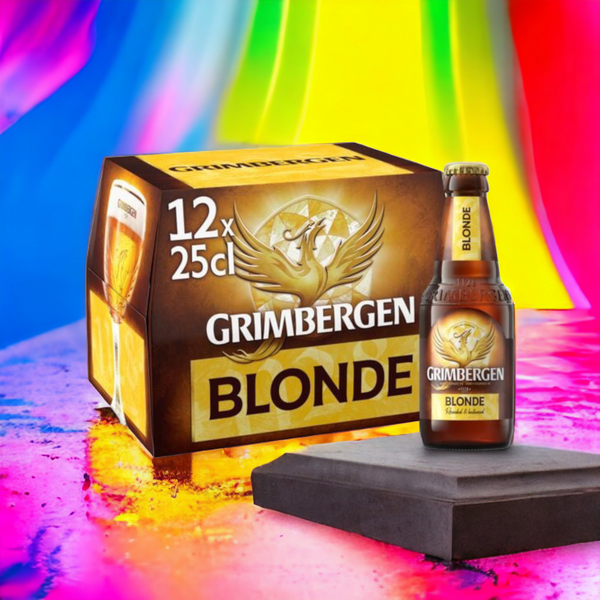 Bière blonde Grimbergen 6.7% Vol 12x25cl