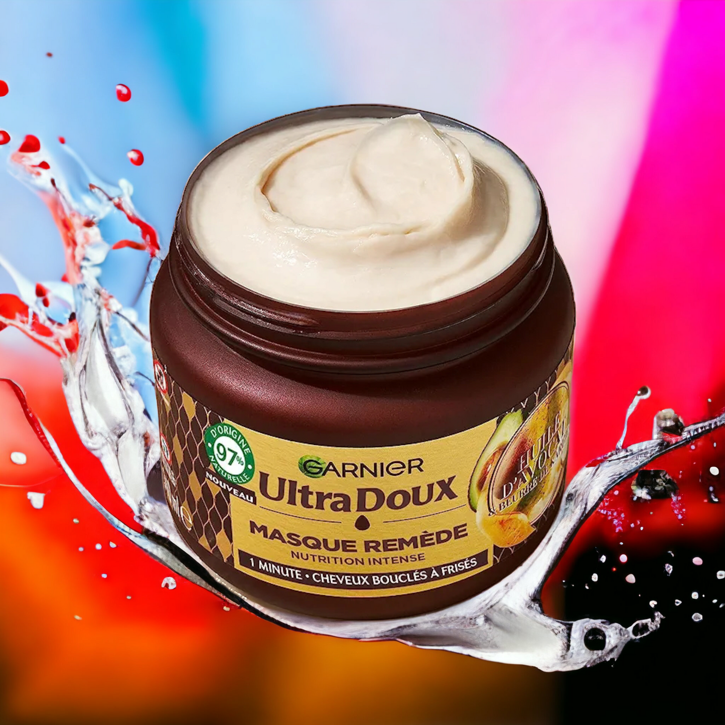 Masque remède avocat karité Garnier Ultra Doux 340ml