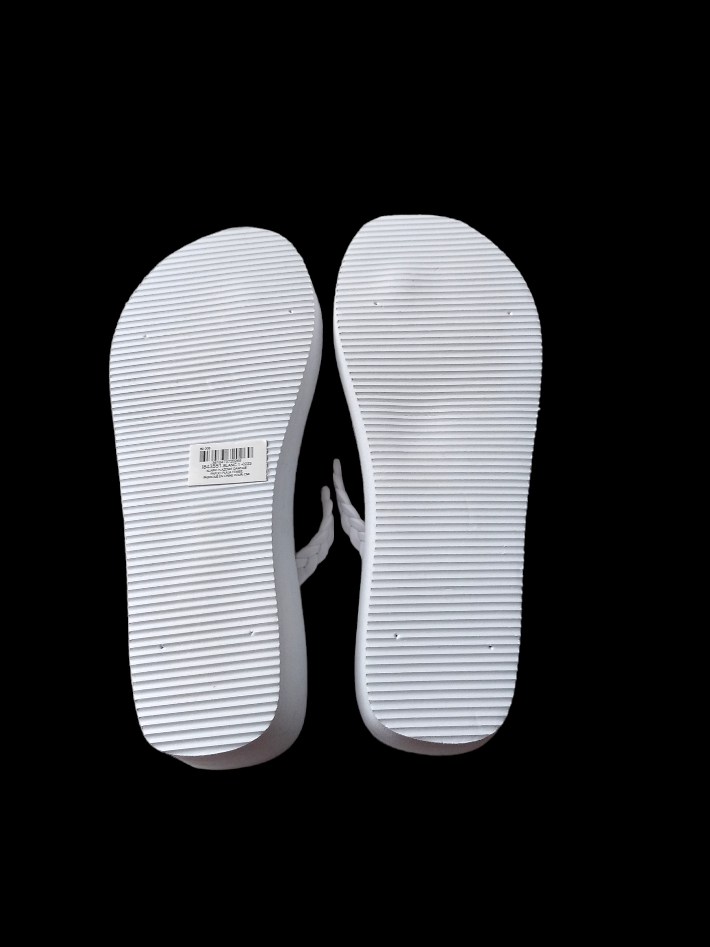 Mule à talon blanc pour femme T37-38