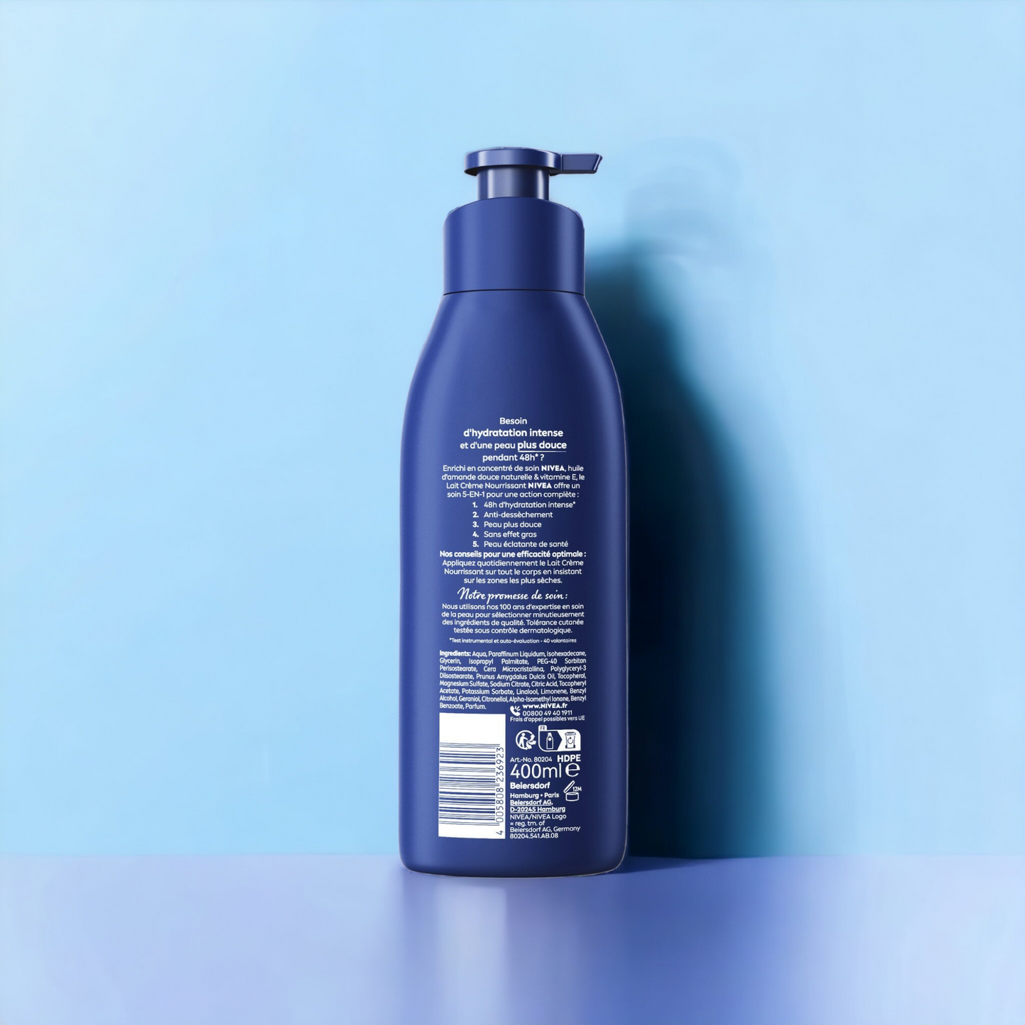 Lait crème nourrissant Nivea 5en1 400ml