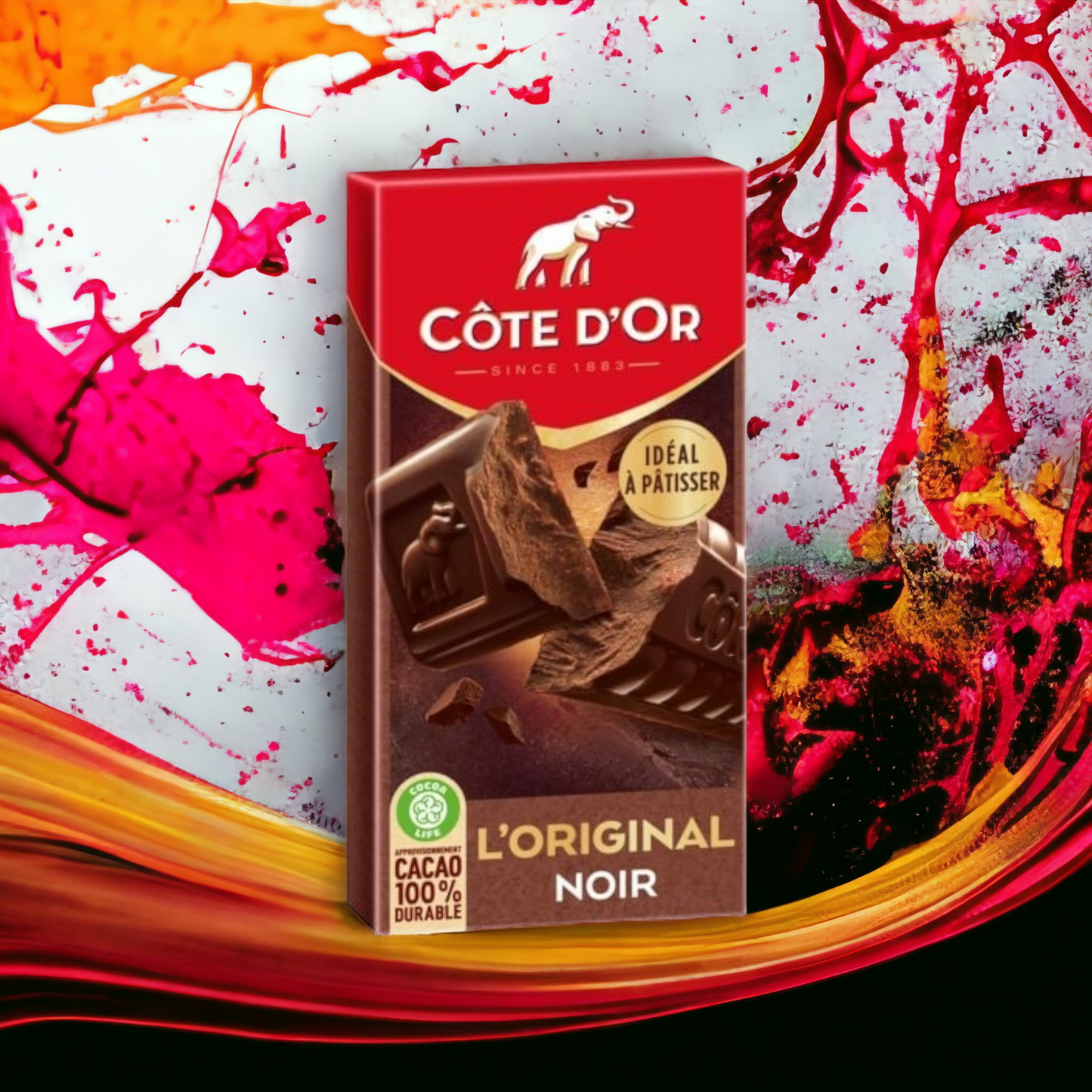 Tablettes chocolat au lait Côte d'or original 2x200g