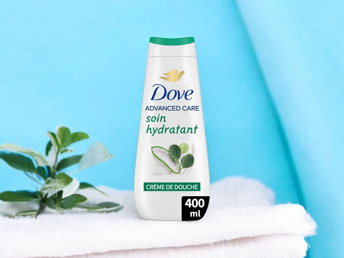 Crème de douche Soin hydratant parfum Aloe Vera Dove Advanced Care 400ml