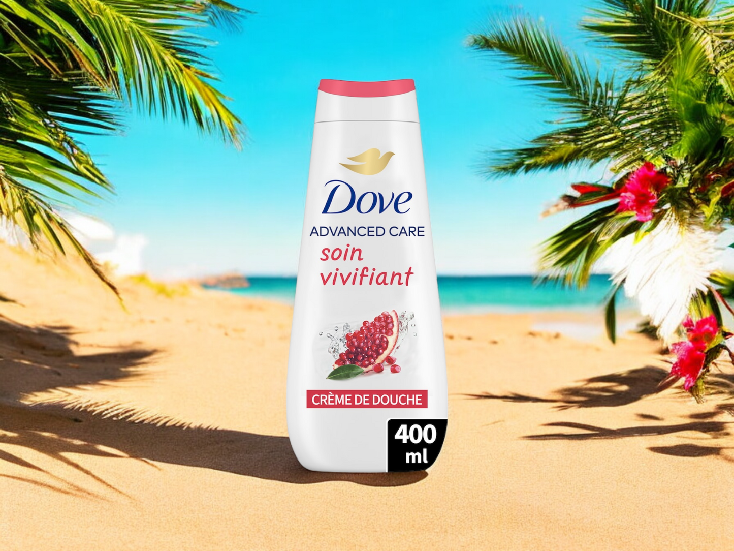 Crème de douche soin vivifiant parfum grenade Dove Advanced 400ml