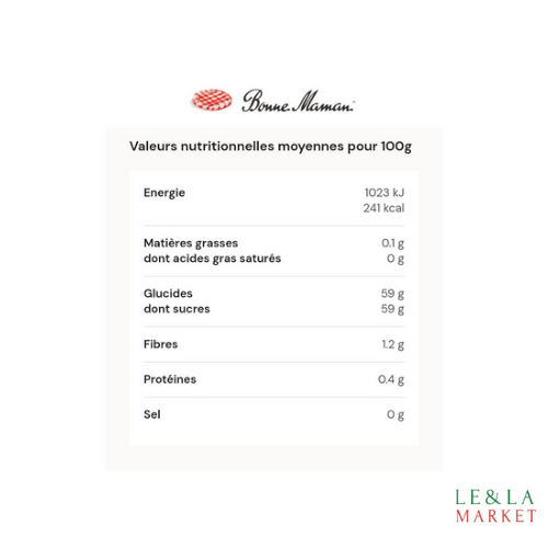 Confiture fraise Bonne Maman 370g