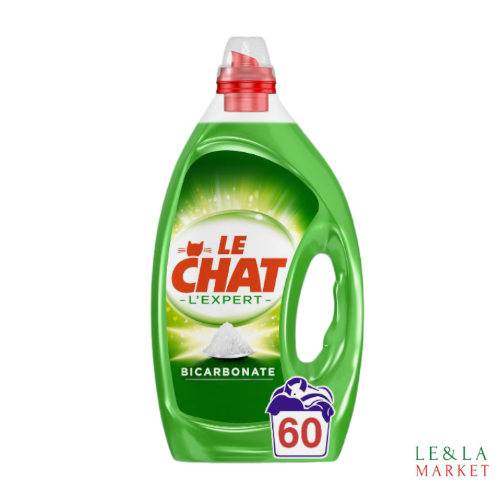 Lessive Le Chat L'Expert Bicarbonate 60 lavages