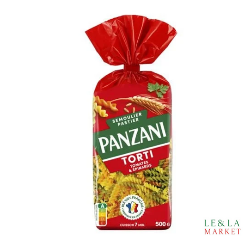 Pâtes torti tomates et épinards Panzani 500g