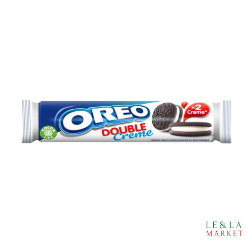 Biscuits fourrés à la vanille double crème Oreo 157g