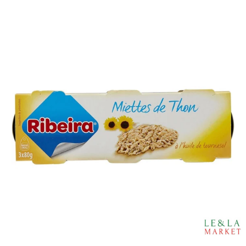 Mietes du thon ribeira 3x80g