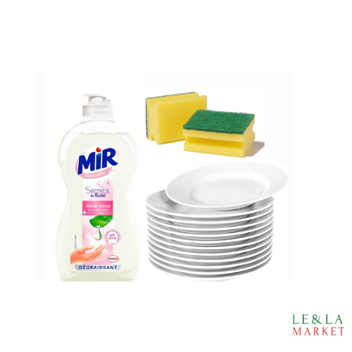 Liquide vaisselle Mir Aloé Vera et fleur de coton 450ml