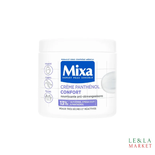 Crème panthénol confort Mixa 400ml
