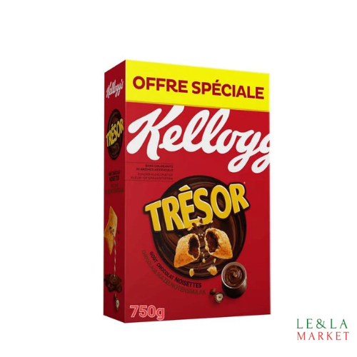 Céréales chocolat noisette  Kellogg's Trésor  750g