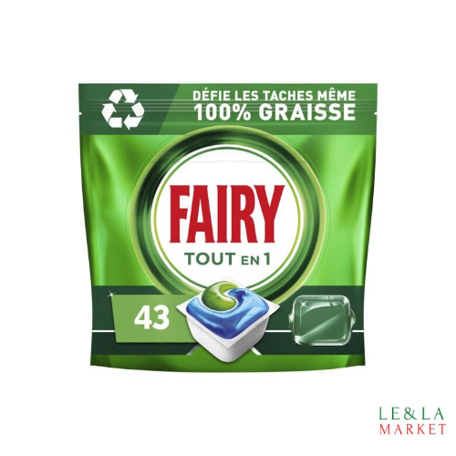 Tablettes lave-vaisselle original 100% graisse Fairy 43 lavages