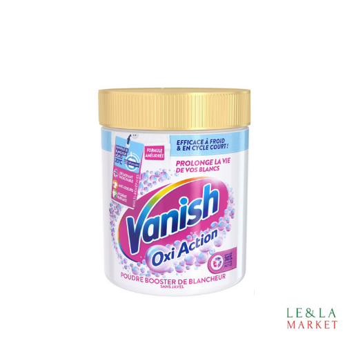 Poudre détachante oxi Action Booster de blancheur blanc 30° Vanish 470G