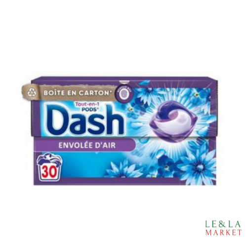 Lessive Dash envolée d'air 30 lavages