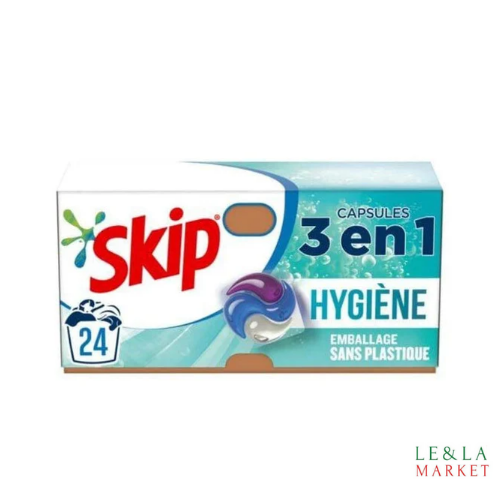 Lessive Skip 3en1 hygiène 24 lavages