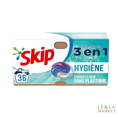 Lessive Skip 3en1 hygiène 36 lavages