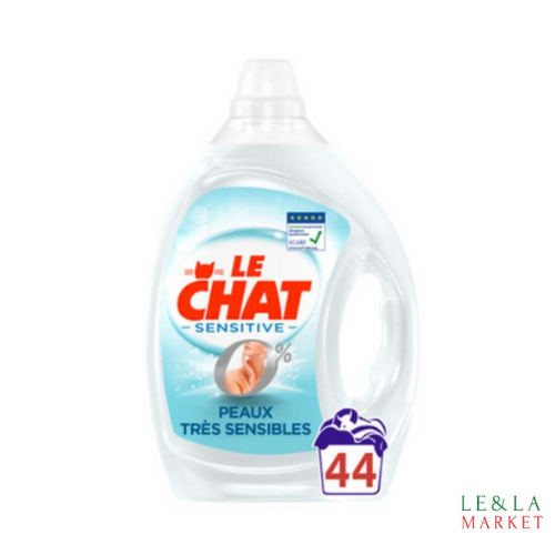 Lessive Le Chat  0% Sensitive 44 lavages