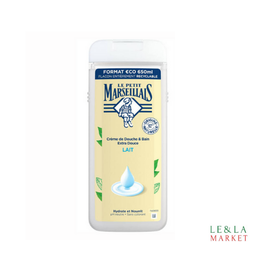 Crème douche Le Petit Marseillais Lait 650ml