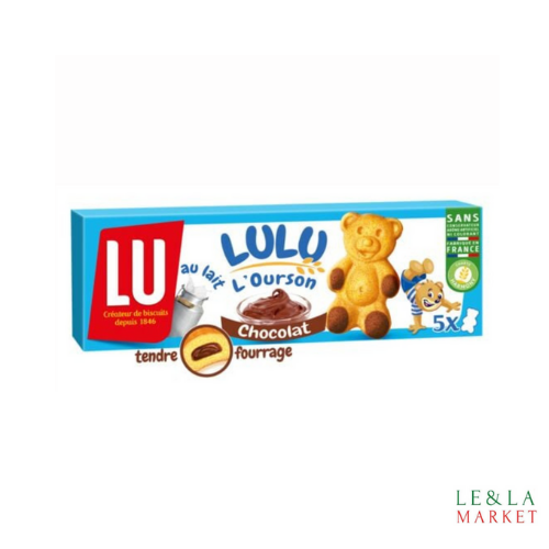 Gâteaux moelleux fourrés au chocolat LU Lulu l'ourson 150g